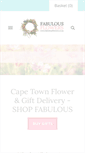 Mobile Screenshot of fabulousflowers.co.za